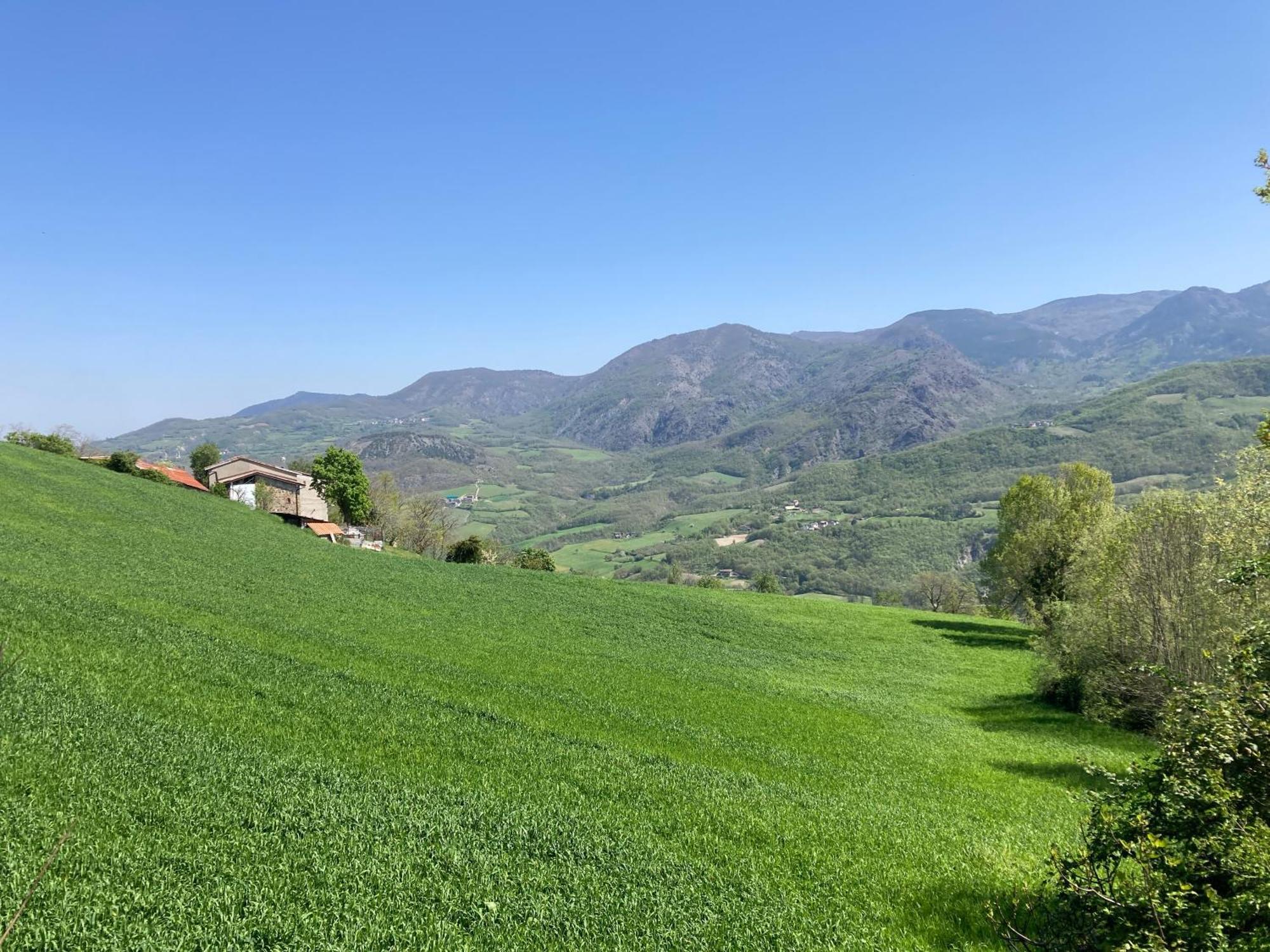 Casa Nella Natura A Bobbio Exteriör bild